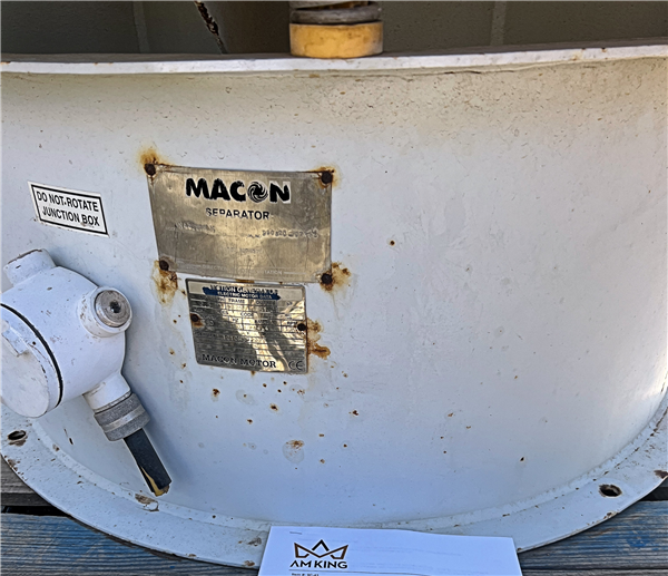 Macon Model N4ss888lk Rotary Screen Separator)